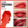 imageMaybelline New York Color Sensational Lipstick Lip Makeup Matte Finish Hydrating Lipstick Nude Pink Red Plum Lip Color Touch Of Spice 1 Count344 CORAL RISE