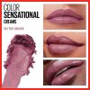 imageMaybelline New York Color Sensational Lipstick Lip Makeup Matte Finish Hydrating Lipstick Nude Pink Red Plum Lip Color Touch Of Spice 1 Count445 ON THE MAUVE