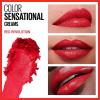 imageMaybelline New York Color Sensational Lipstick Lip Makeup Matte Finish Hydrating Lipstick Nude Pink Red Plum Lip Color Touch Of Spice 1 Count630 RED REVOLUTION