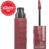 imageMaybelline Super Stay Vinyl Ink Longwear NoBudge Liquid Lipcolor Makeup Highly Pigmented Color and Instant Shine Cheeky Rose Nude Lipstick 014 fl oz 1 Count40 WITTY