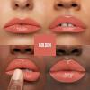 imageMaybelline Super Stay Vinyl Ink Longwear NoBudge Liquid Lipcolor Makeup Highly Pigmented Color and Instant Shine Cheeky Rose Nude Lipstick 014 fl oz 1 Count105 GOLDEN