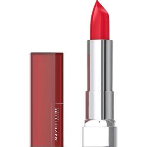 imageMaybelline New York Color Sensational Lipstick Lip Makeup Matte Finish Hydrating Lipstick Nude Pink Red Plum Lip Color Touch Of Spice 1 Count630 RED REVOLUTION