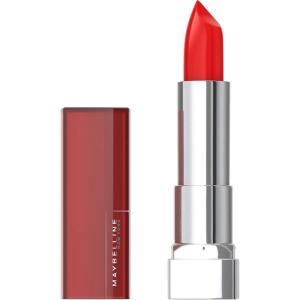 imageMaybelline New York Color Sensational Lipstick Lip Makeup Matte Finish Hydrating Lipstick Nude Pink Red Plum Lip Color Touch Of Spice 1 Count895 ON FIRE RED