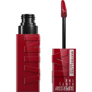 imageMaybelline Super Stay Vinyl Ink Longwear NoBudge Liquid Lipcolor Makeup Highly Pigmented Color and Instant Shine Cheeky Rose Nude Lipstick 014 fl oz 1 Count10 LIPPY