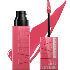 imageMaybelline Super Stay Vinyl Ink Longwear NoBudge Liquid Lipcolor Makeup Highly Pigmented Color and Instant Shine Cheeky Rose Nude Lipstick 014 fl oz 1 Count145 ROGUE