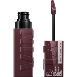 imageMaybelline Super Stay Vinyl Ink Longwear NoBudge Liquid Lipcolor Makeup Highly Pigmented Color and Instant Shine Cheeky Rose Nude Lipstick 014 fl oz 1 Count135 FEARLESS
