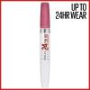 imageMaybelline Super Stay 24 2Step Liquid Lipstick Makeup Long Lasting Highly Pigmented Color with Moisturizing Balm All Night Apricot Nude Orange 1 Count100 VERY CRANBERRY