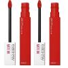 imageMaybelline Super Stay Matte Ink Liquid Lip Color Moodmakers Lipstick Collection Long Lasting Transfer Proof Lip Makeup Motivator Red 1 Count330 INNOVATOR