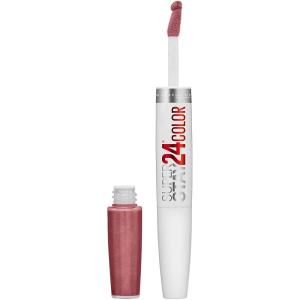 imageMaybelline Super Stay 24 2Step Liquid Lipstick Makeup Long Lasting Highly Pigmented Color with Moisturizing Balm All Night Apricot Nude Orange 1 Count115 FOREVER CHESTNUT