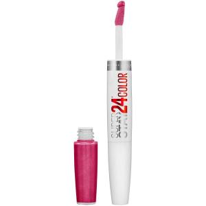 imageMaybelline Super Stay 24 2Step Liquid Lipstick Makeup Long Lasting Highly Pigmented Color with Moisturizing Balm All Night Apricot Nude Orange 1 Count010 RELIABLE RASPBERRY