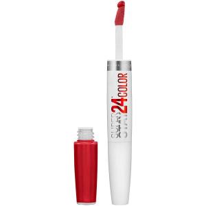 imageMaybelline Super Stay 24 2Step Liquid Lipstick Makeup Long Lasting Highly Pigmented Color with Moisturizing Balm All Night Apricot Nude Orange 1 Count200 ETERNAL CHERRY