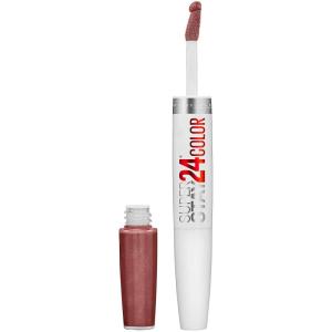 imageMaybelline Super Stay 24 2Step Liquid Lipstick Makeup Long Lasting Highly Pigmented Color with Moisturizing Balm All Night Apricot Nude Orange 1 Count145 CONSTANT COCOA