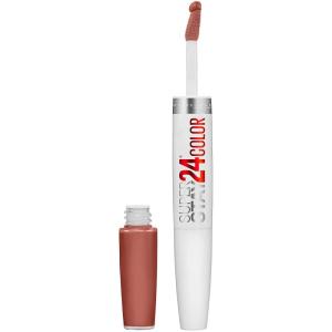 imageMaybelline Super Stay 24 2Step Liquid Lipstick Makeup Long Lasting Highly Pigmented Color with Moisturizing Balm All Night Apricot Nude Orange 1 Count275 ENDLESS ESPRESSO