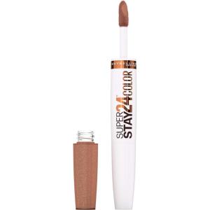 imageMaybelline Super Stay 24 2Step Liquid Lipstick Makeup Long Lasting Highly Pigmented Color with Moisturizing Balm All Night Apricot Nude Orange 1 Count325 CHAI ONCE MORE