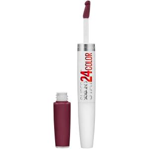 imageMaybelline Super Stay 24 2Step Liquid Lipstick Makeup Long Lasting Highly Pigmented Color with Moisturizing Balm All Night Apricot Nude Orange 1 Count0 MERLOT ARMOUR