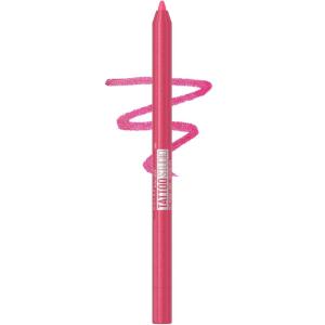 imageMAYBELLINE New York Tattoo Studio LongLasting Sharpenable Eyeliner Pencil Glide on Smooth Gel Pigments with 36 Hour Wear Waterproof Citrus Charge 004 ozPunchy Pink