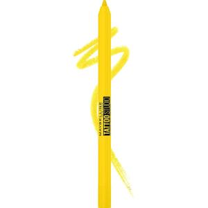 imageMAYBELLINE New York Tattoo Studio LongLasting Sharpenable Eyeliner Pencil Glide on Smooth Gel Pigments with 36 Hour Wear Waterproof Citrus Charge 004 ozCitrus Charge