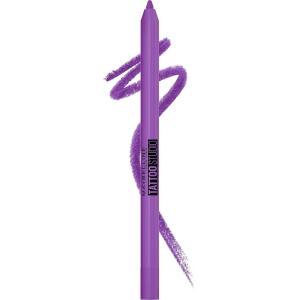 imageMAYBELLINE New York Tattoo Studio LongLasting Sharpenable Eyeliner Pencil Glide on Smooth Gel Pigments with 36 Hour Wear Waterproof Citrus Charge 004 ozPurple pop