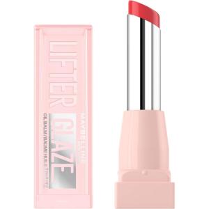 imageMaybelline Lifter Glaze Oil Balm with Hyaluronic Acid and Hydrating Oil Blend Lip Balm with 24HRs of Smooth Moisturizing Shine Cherry Swirl Sheer Cherry RedPeach Quench
