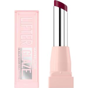 imageMaybelline Lifter Glaze Oil Balm with Hyaluronic Acid and Hydrating Oil Blend Lip Balm with 24HRs of Smooth Moisturizing Shine Cherry Swirl Sheer Cherry RedAcai Glaze