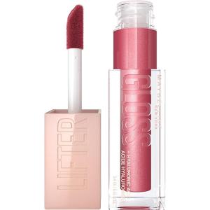 imageMaybelline Lifter Gloss Hydrating Lip Gloss with Hyaluronic Acid High Shine for Plumper Looking Lips Ruby Berry Neutral 018 OunceRUBY