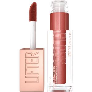 imageMaybelline Lifter Gloss Hydrating Lip Gloss with Hyaluronic Acid High Shine for Plumper Looking Lips Ruby Berry Neutral 018 OunceRUST