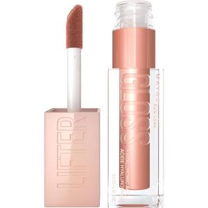 imageMaybelline Lifter Gloss Hydrating Lip Gloss with Hyaluronic Acid High Shine for Plumper Looking Lips Ruby Berry Neutral 018 OunceSTONE