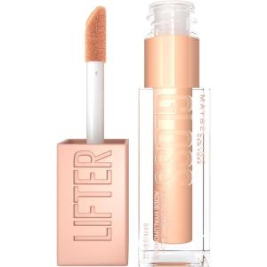 imageMaybelline Lifter Gloss Hydrating Lip Gloss with Hyaluronic Acid High Shine for Plumper Looking Lips Ruby Berry Neutral 018 OunceSUN