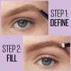 imageMaybelline Express Brow 2In1 Pencil and Powder Eyebrow Makeup Deep Brown 1 Count257 Medium Brown